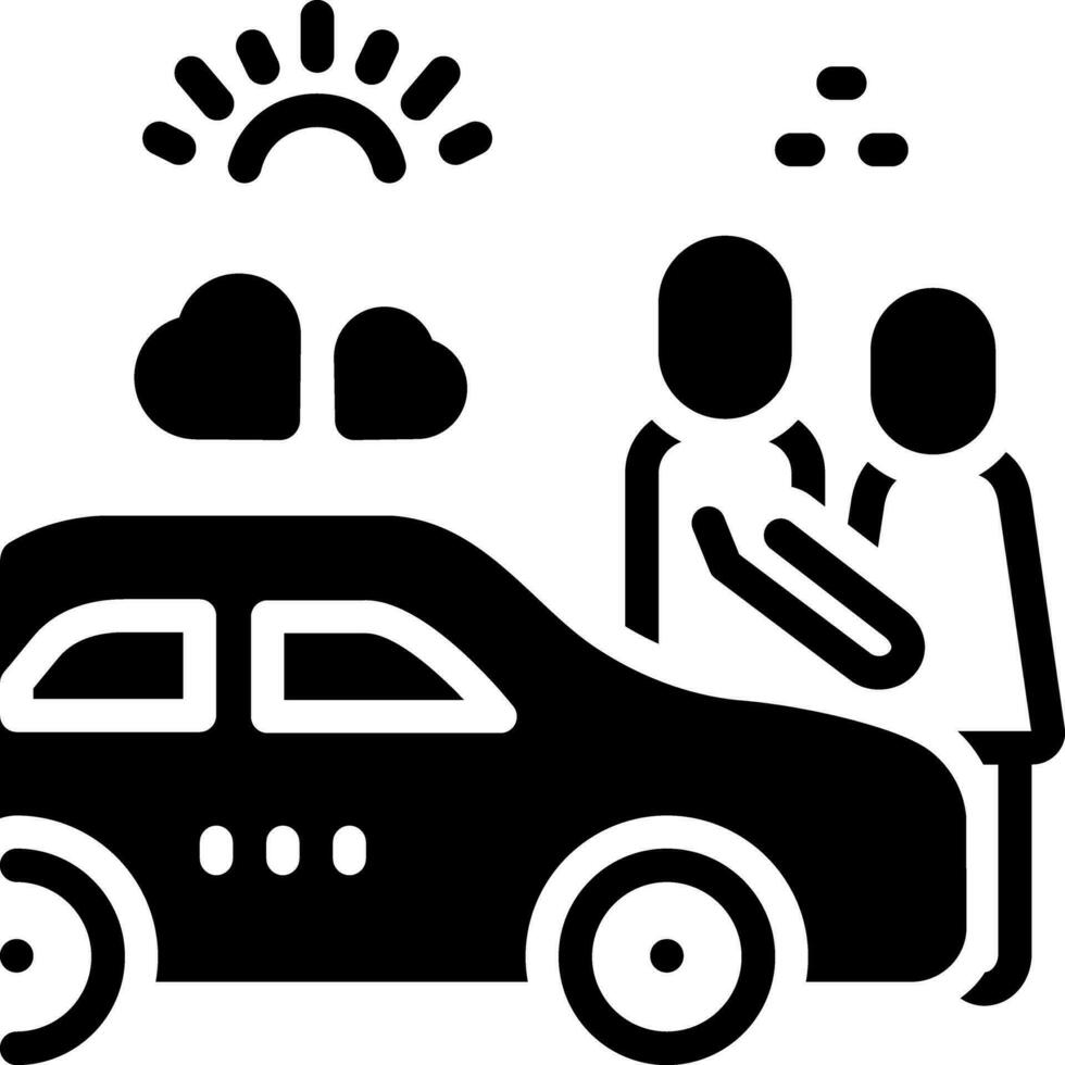 solid icon for moments vector