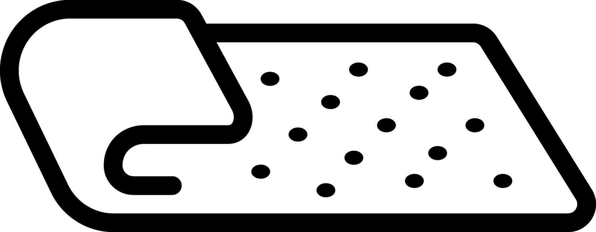 line icon for satin vector