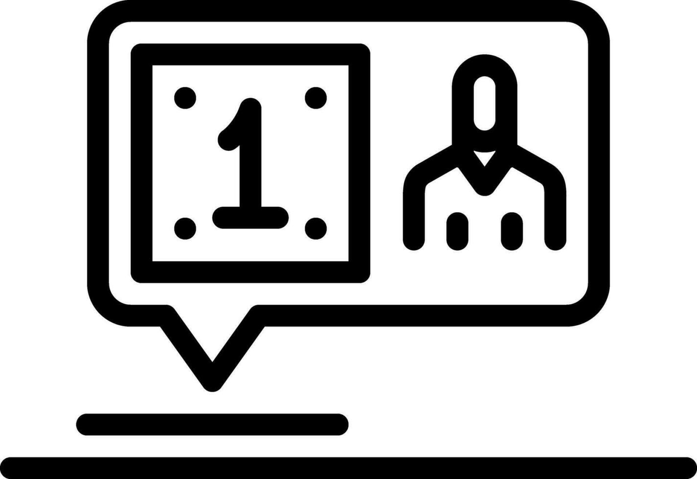 line icon for followed vector