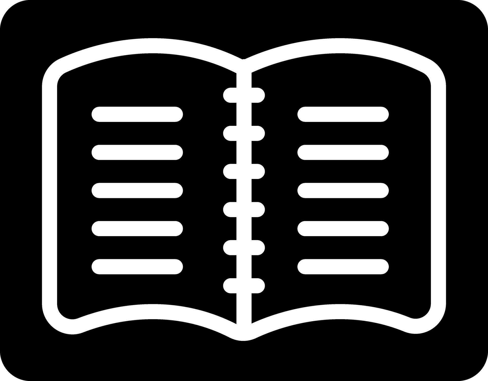 solid icon for notebook 25848564 Vector Art at Vecteezy