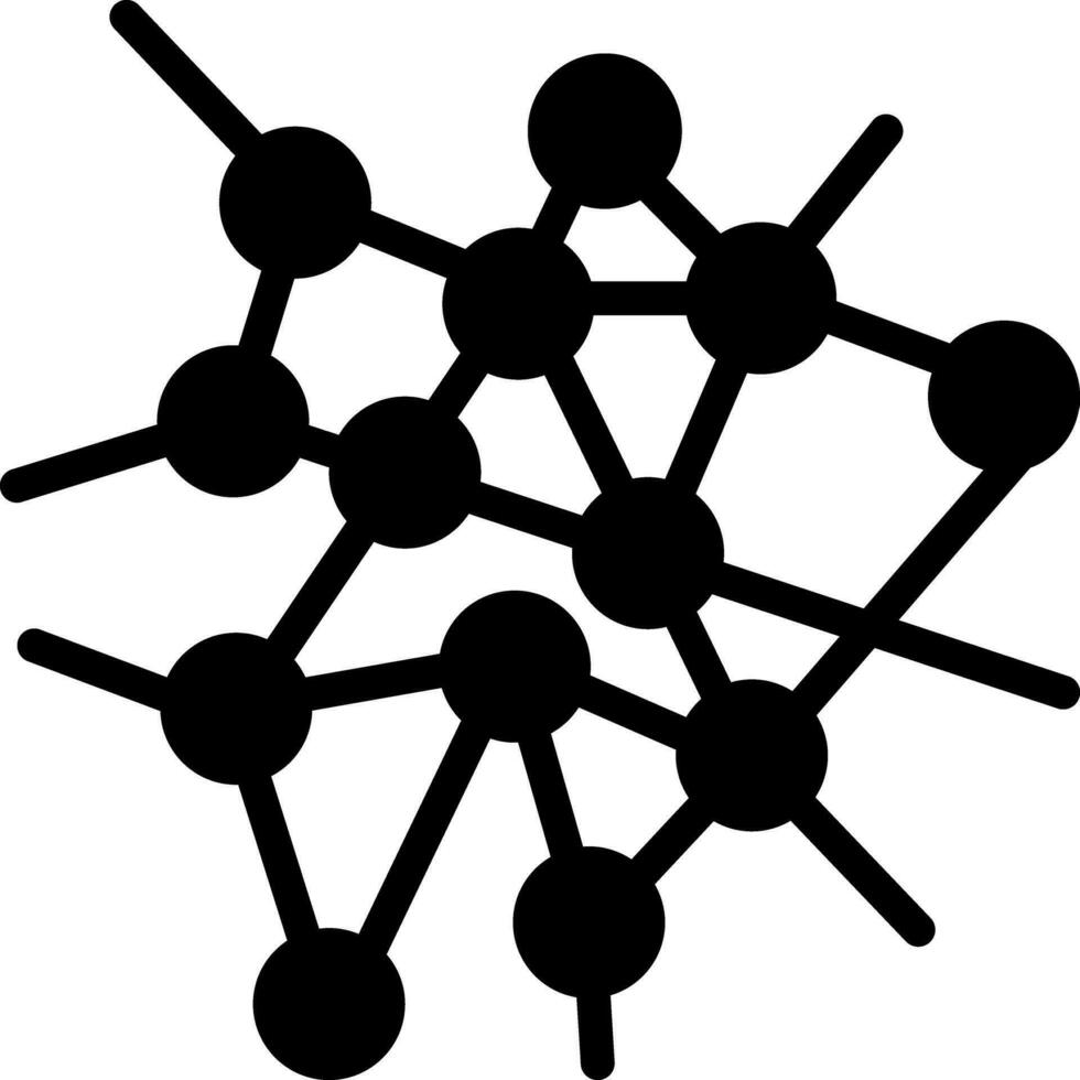 solid icon for connect vector