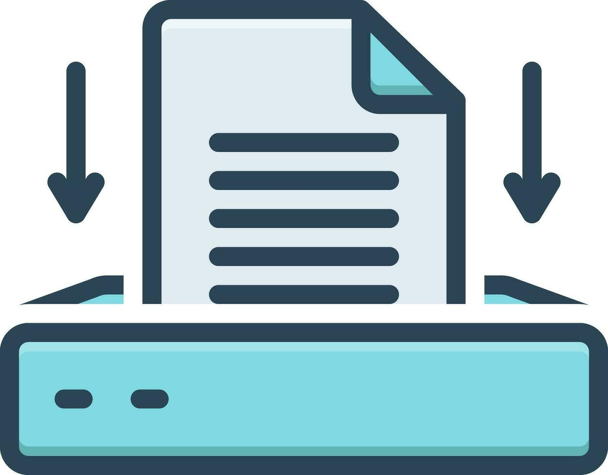 color icon for project inbox vector