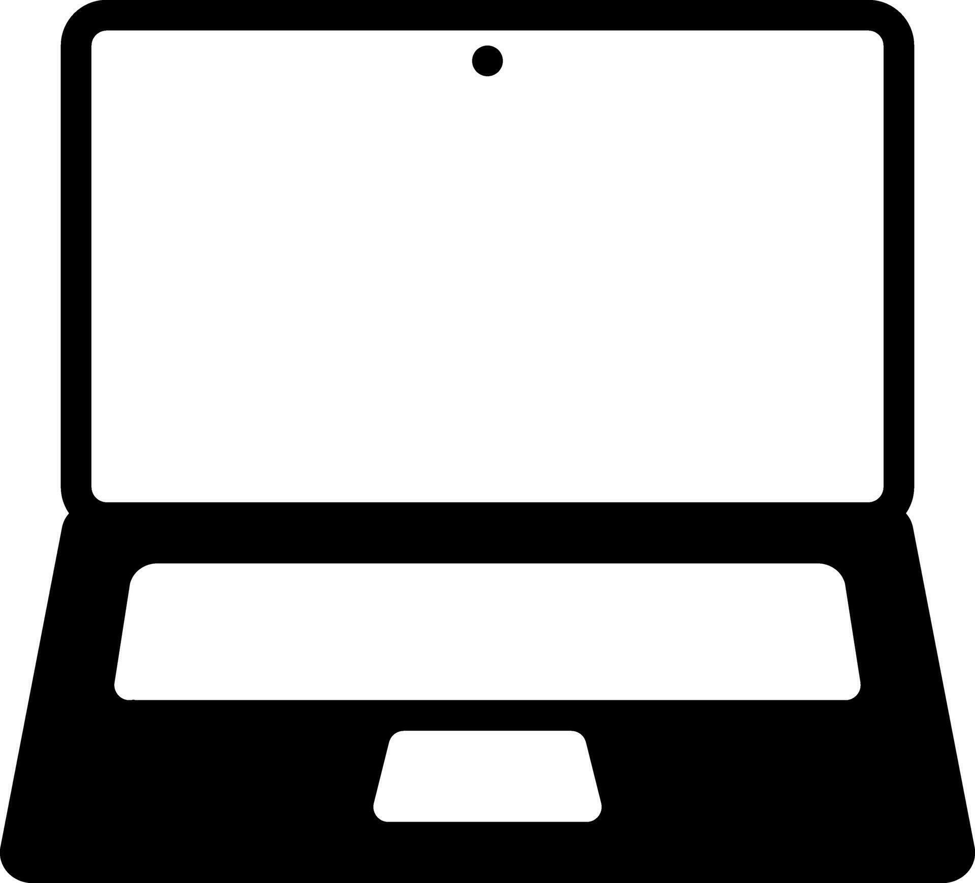 solid icon for laptop 25849105 Vector Art at Vecteezy