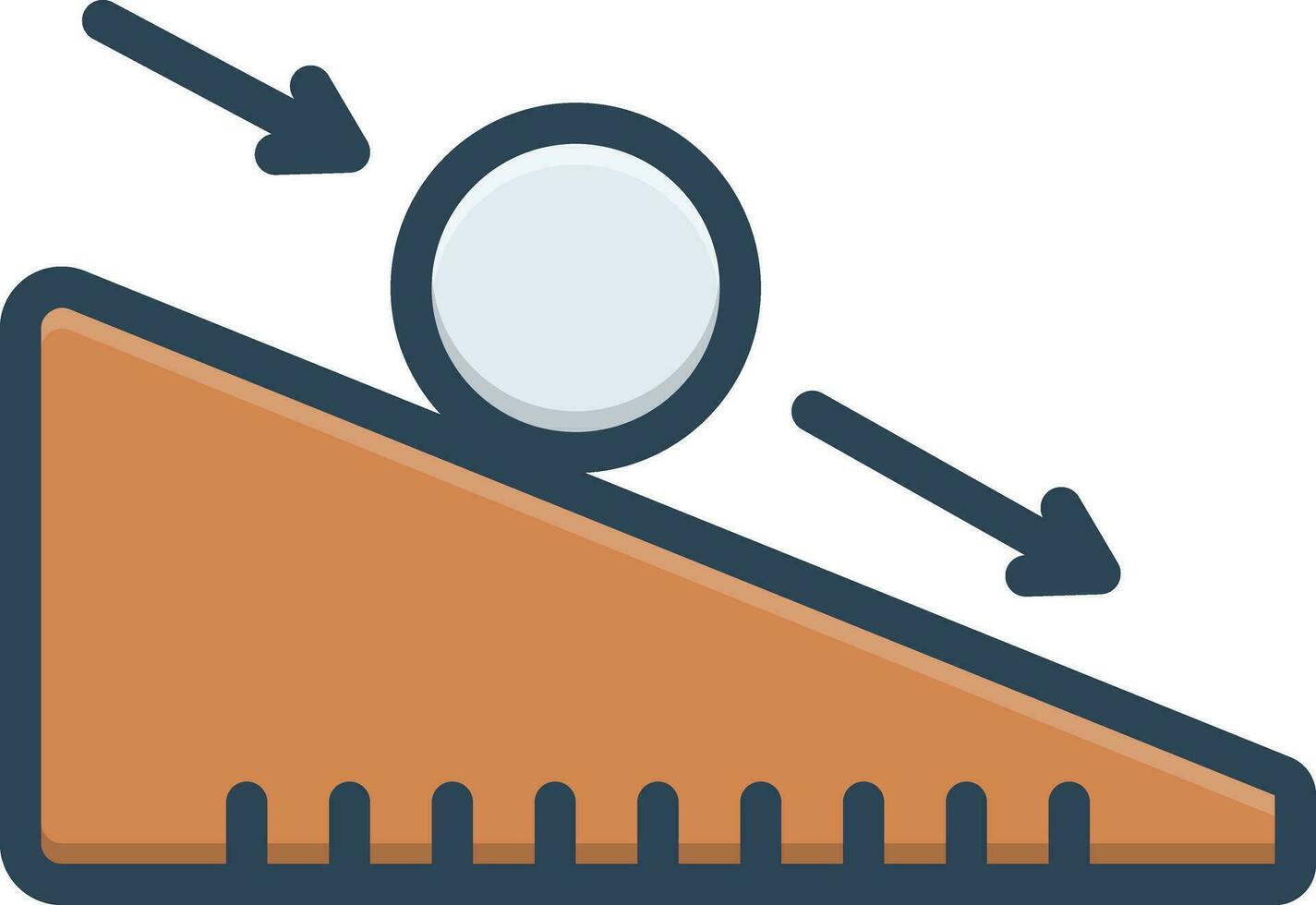 color icon for ramp vector