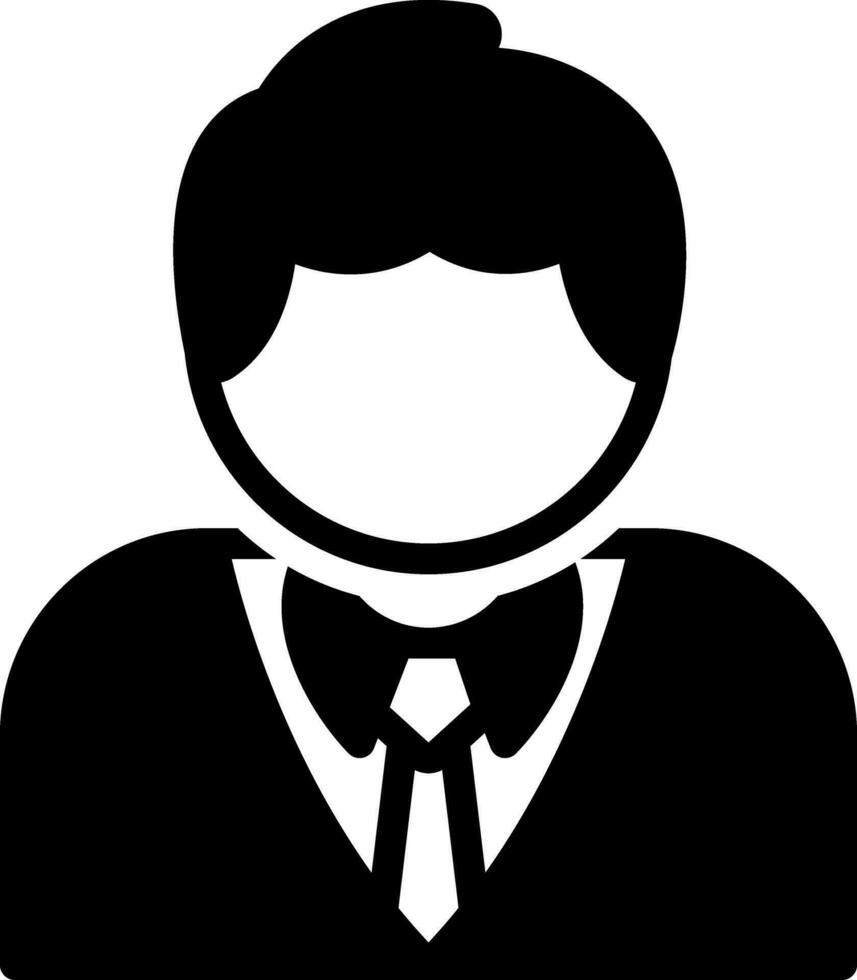 solid icon for client vector