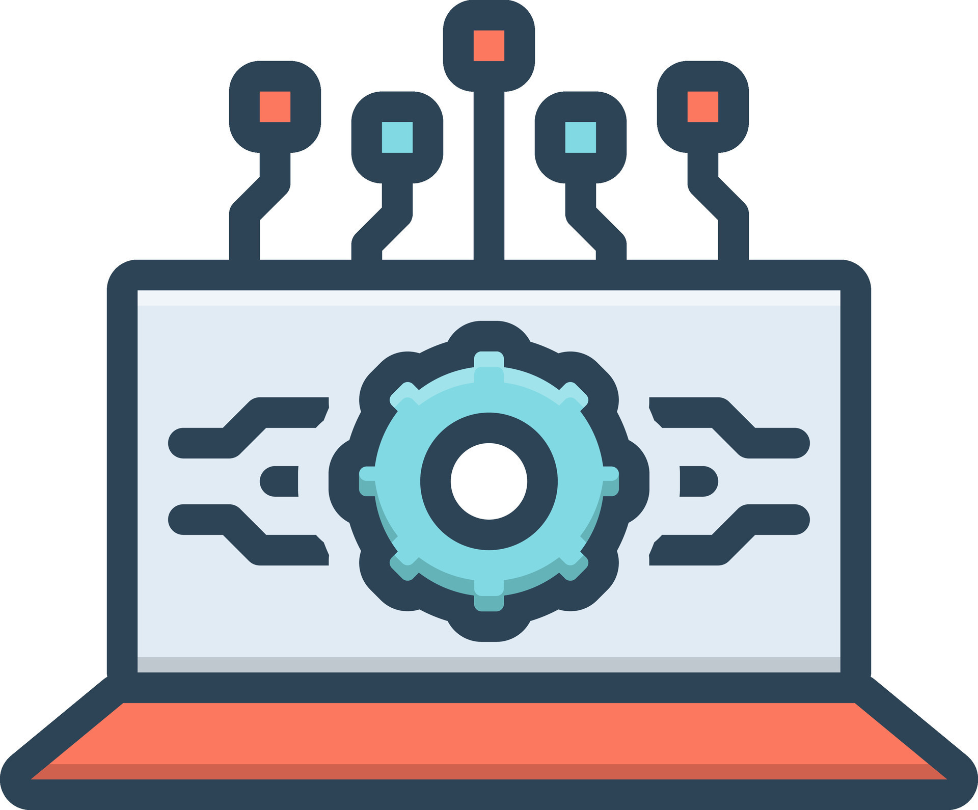 color icon for api interface 25849863 Vector Art at Vecteezy