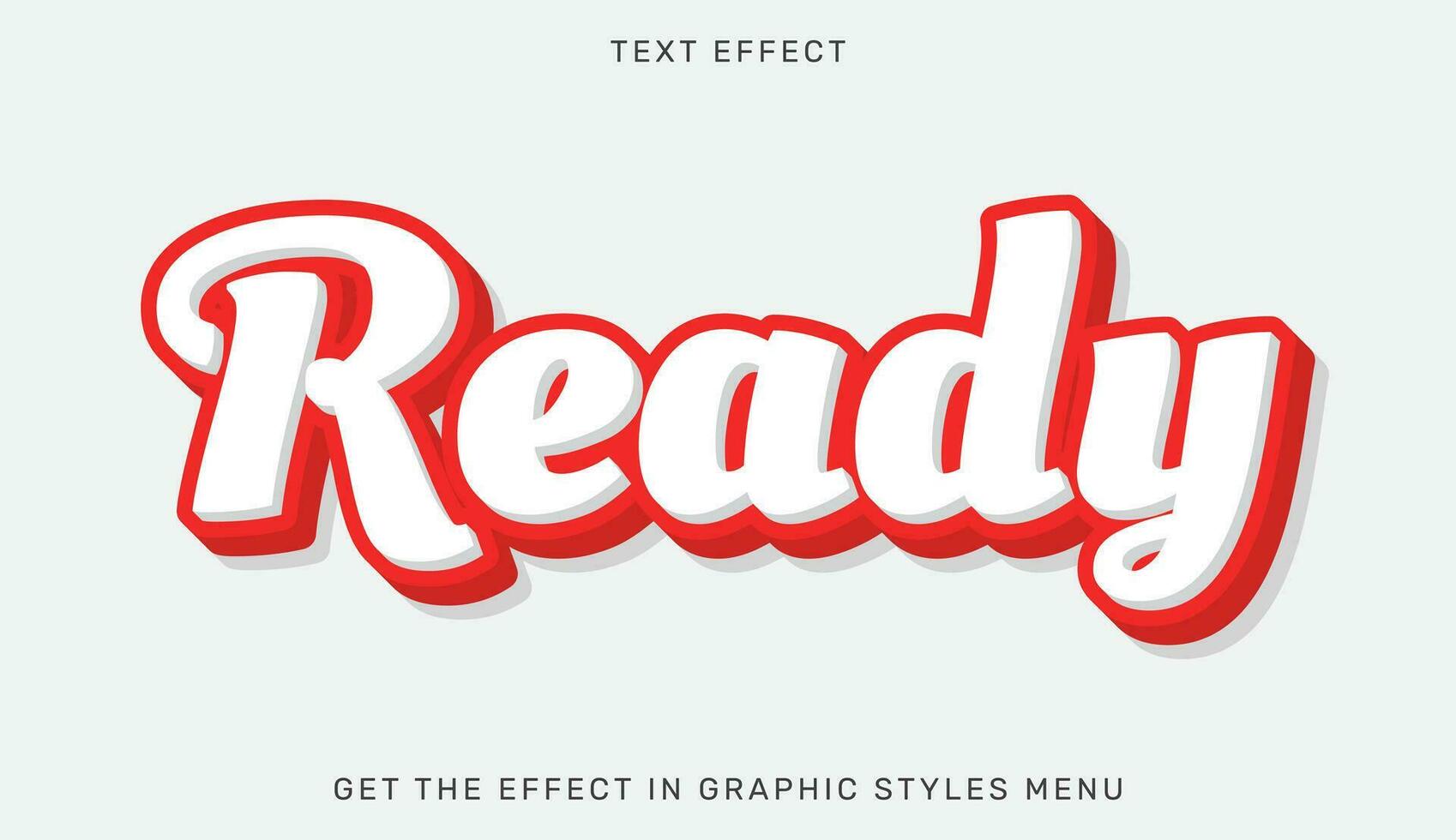 Ready editable text effect in 3d style. Text emblem for advertising, branding, business logo vector