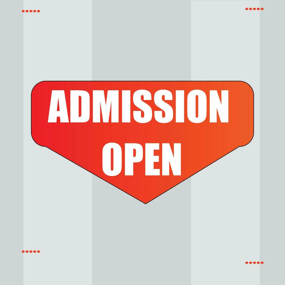 admission open vector banner template design for school