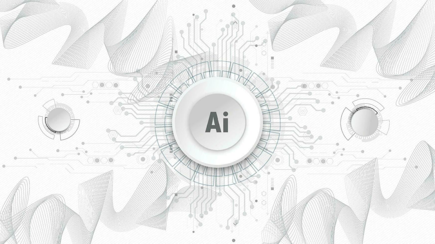 Chatbot OpenAi and line technology network background. Smart AI or Artificial Intelligence vector illustration using Chatbot.Digital technology and Abstract background concept.