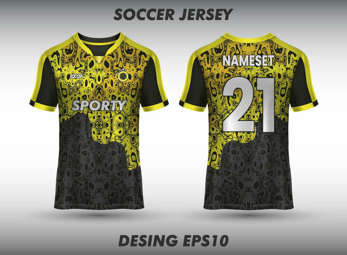 Soccer jersey design for sublimation sport t shirt design vector