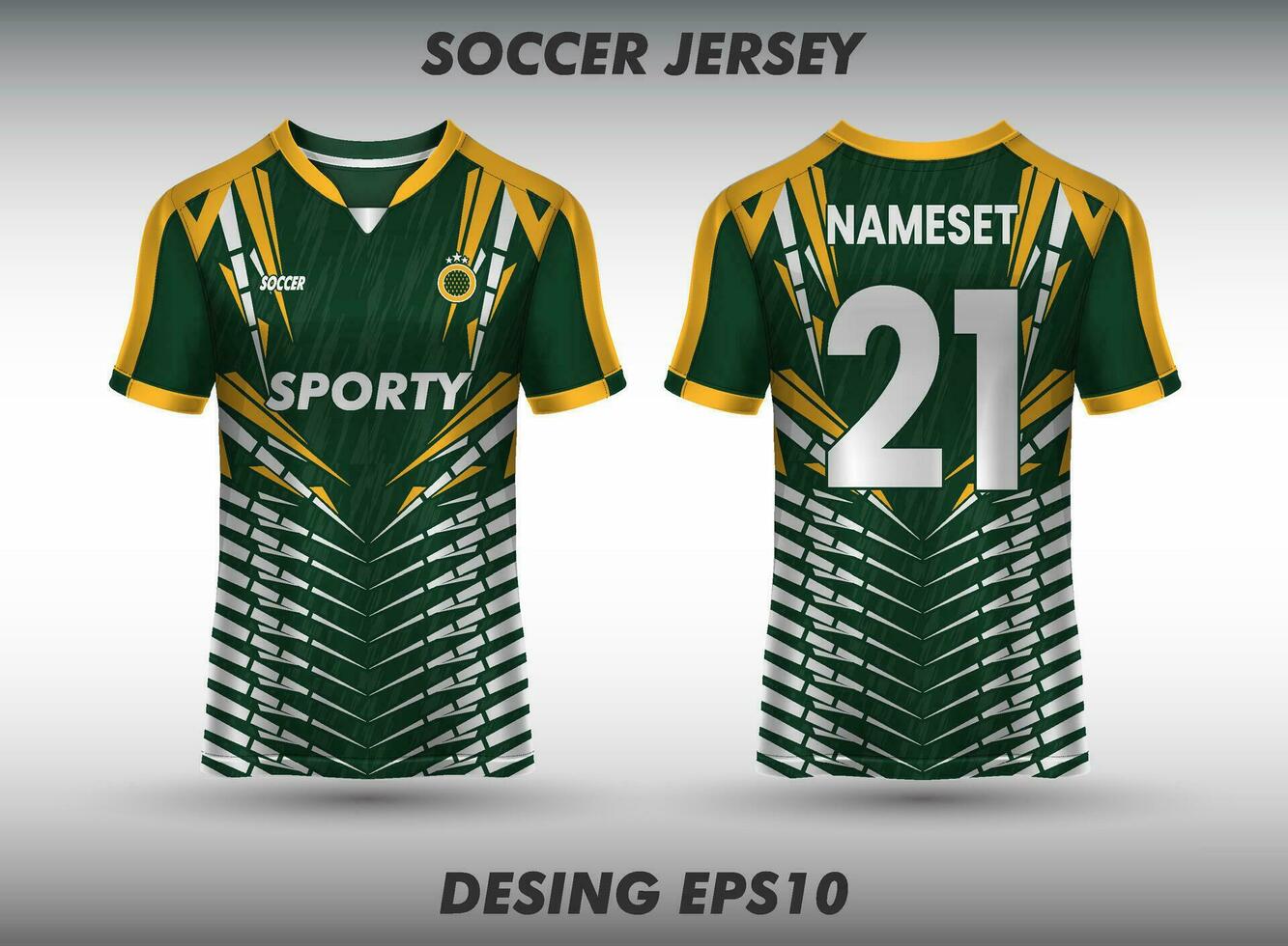 fútbol jersey diseño para sublimación deporte t camisa diseño vector