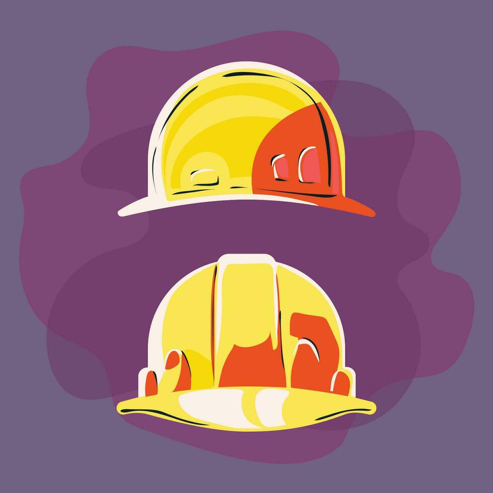 safety helm vector design flat