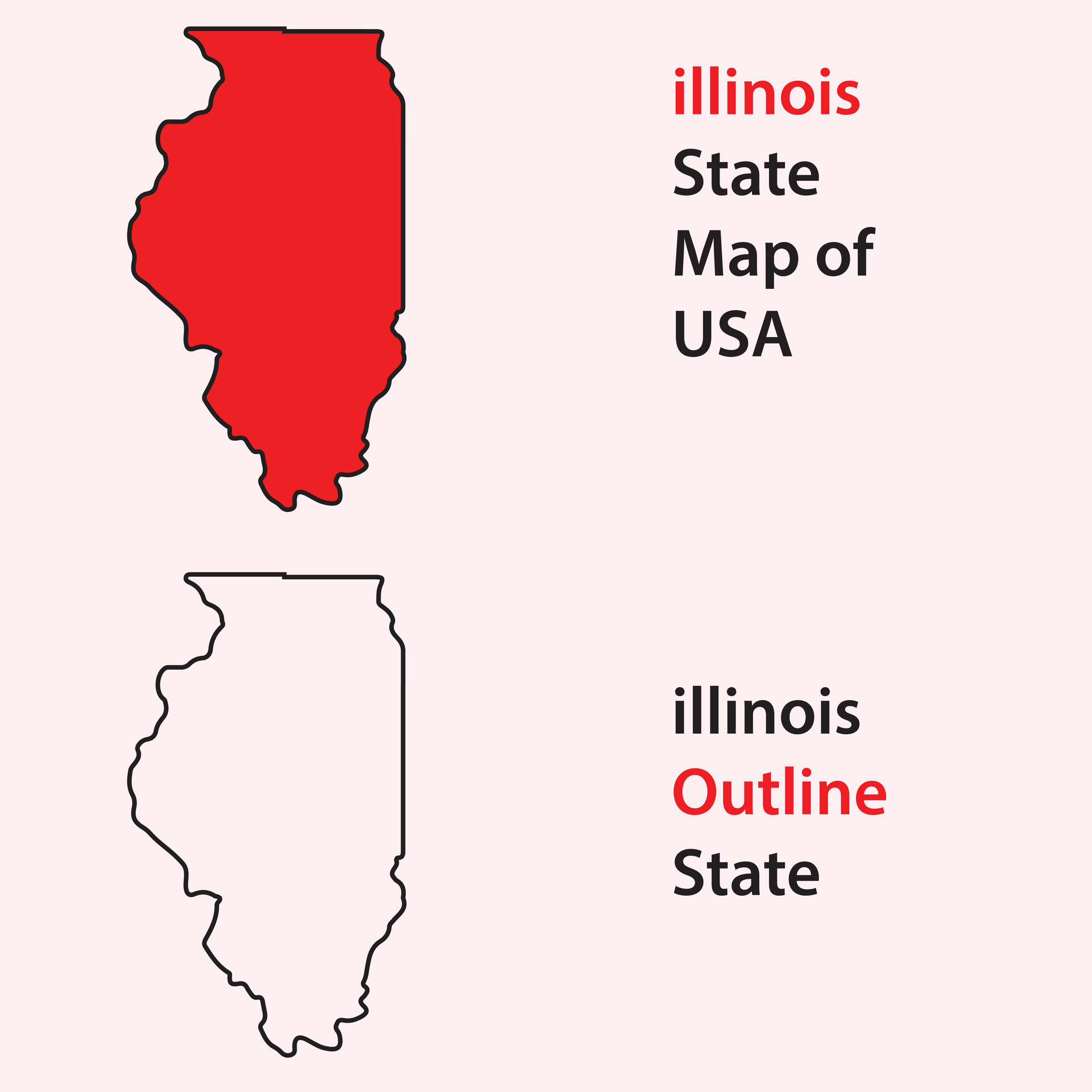 Map  Illinois State