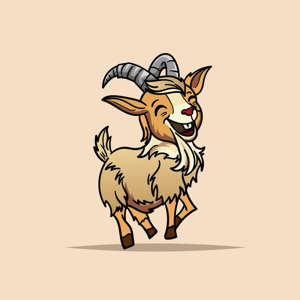 cute funny sheep on beige background Coloring Page Outline of cartoon sheep or lamb. Farm animals vector