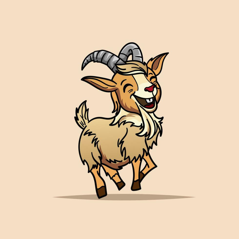 cute funny sheep on beige background Coloring Page Outline of cartoon sheep or lamb. Farm animals vector