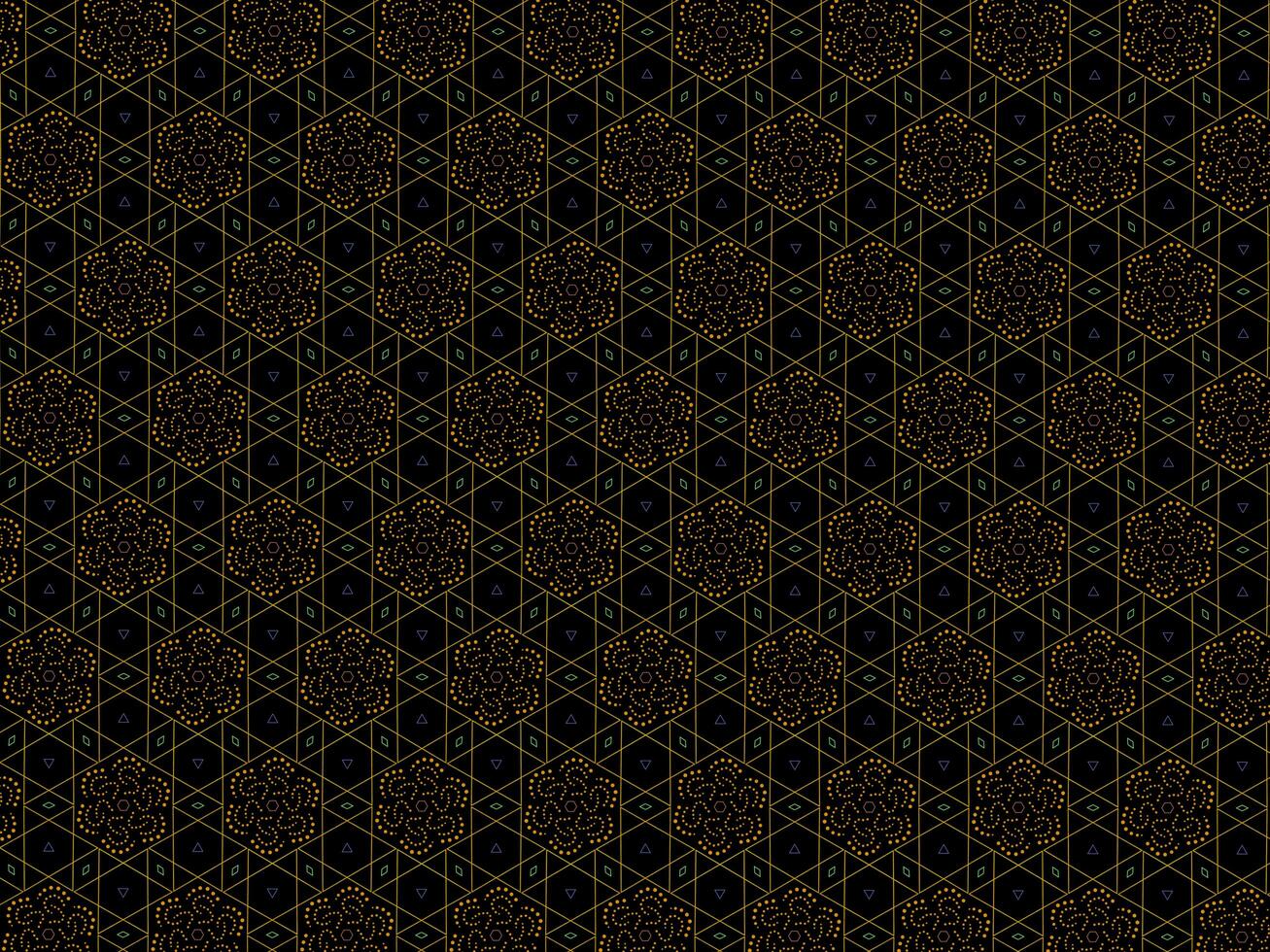Geometric pattern decoration.Luxury Ornament background.Abstract golden shape pattern texture design photo