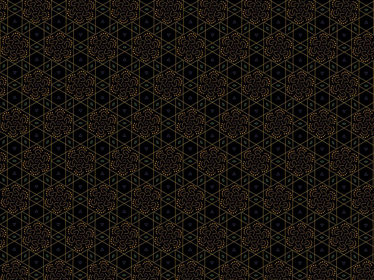 Geometric pattern decoration.Luxury Ornament background.Abstract golden shape pattern texture design photo