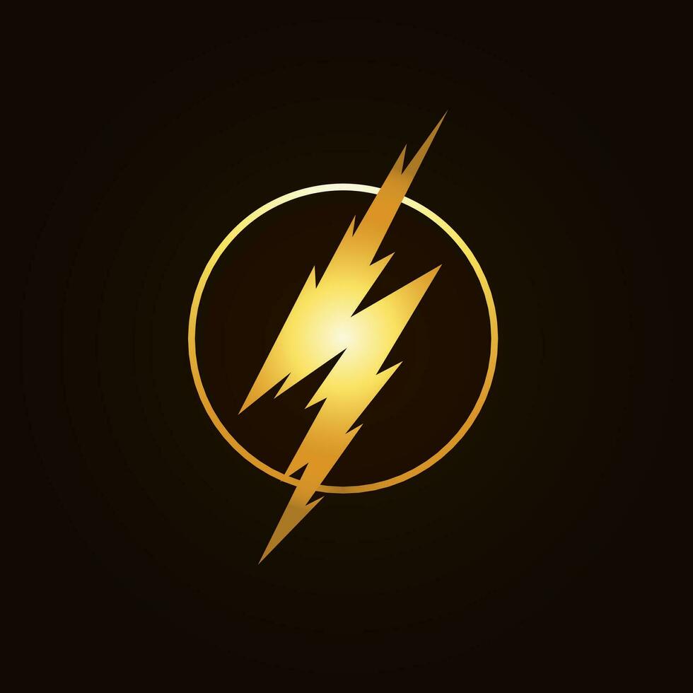 Electric energy flash icon, thunderbolt symbol, lightning strike, thunderstorm flat graphic. Electric shock, lightning bolt logo, stormy weather sign, electric discharge pictogram.Vector illustration vector