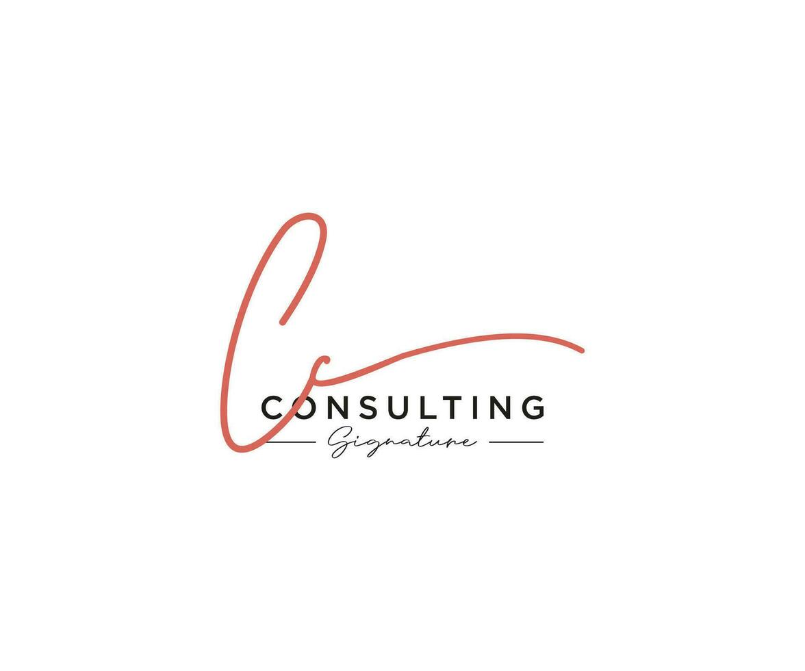 Initial CC signature logo collection template vector. Hand drawn Calligraphy lettering Vector illustration.