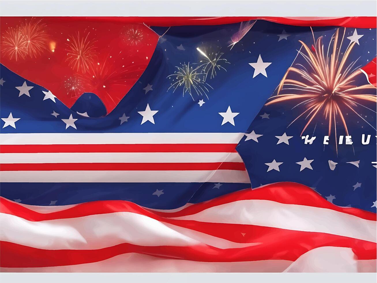 Happy Independence Day, The 4th of July national holiday for USA. vector illustration. Independence images for USA. Fourth of July Independence Day. Fourth of July background. USA Independence Day. photo