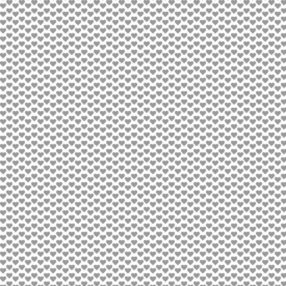 Seamless pattern with grey hearts on a white isolated background. Geometric print.Flat Scandinavian style for print on fabric, gift wrap, web backgrounds, scrap booking, patchwork.Vector illustration vector