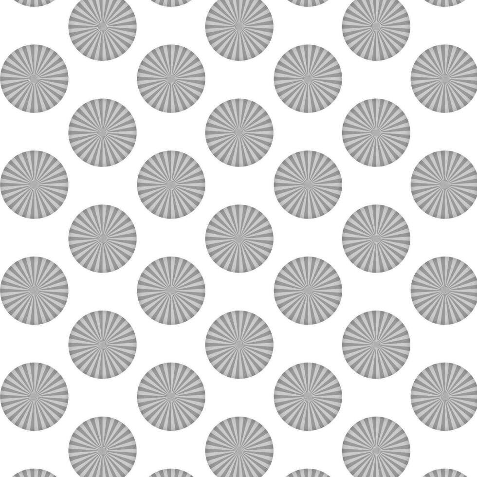 Seamless patern. Candy swirl rays on gray. Gray  spiral. Vector illustration