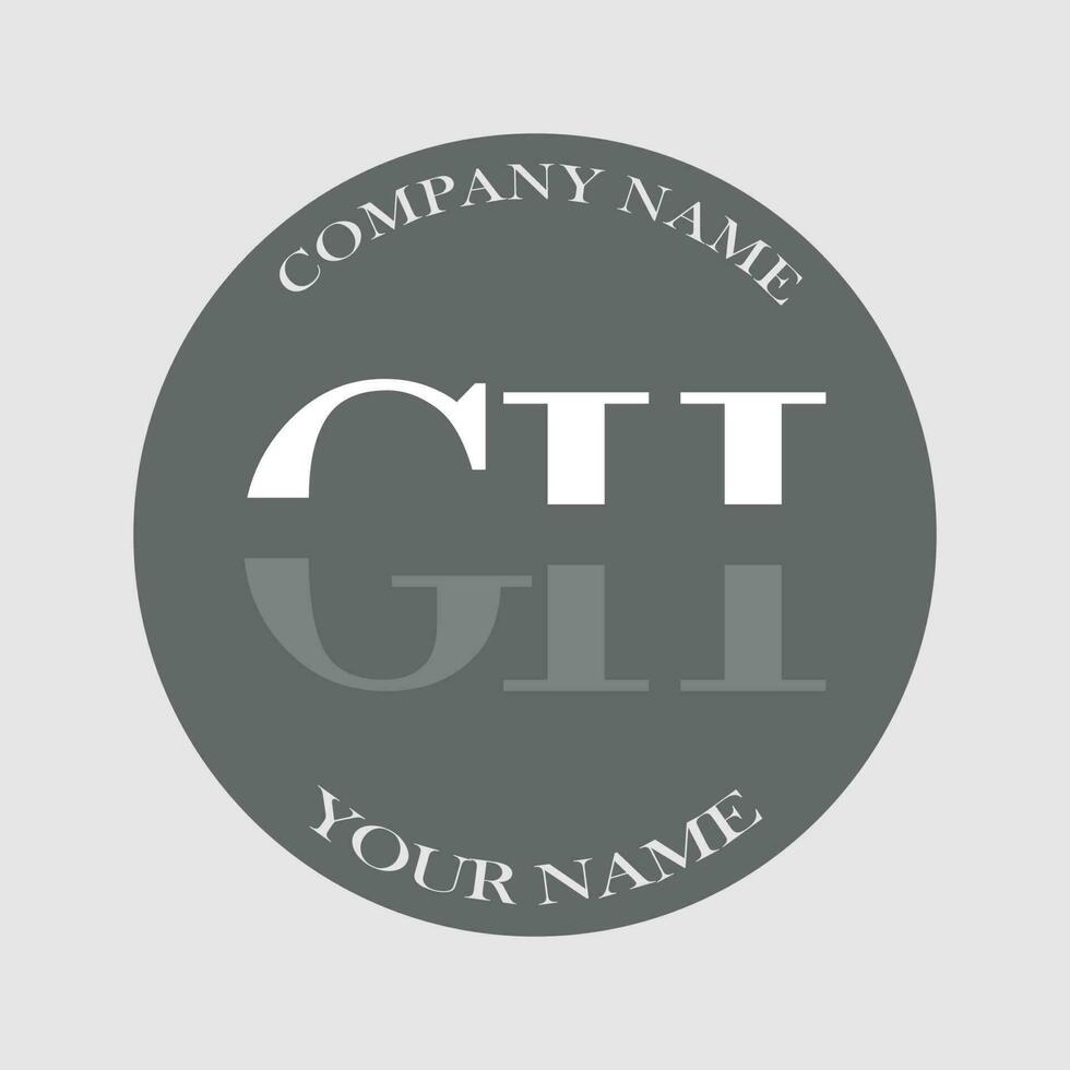 initial GH logo letter monogram luxury hand drawn vector