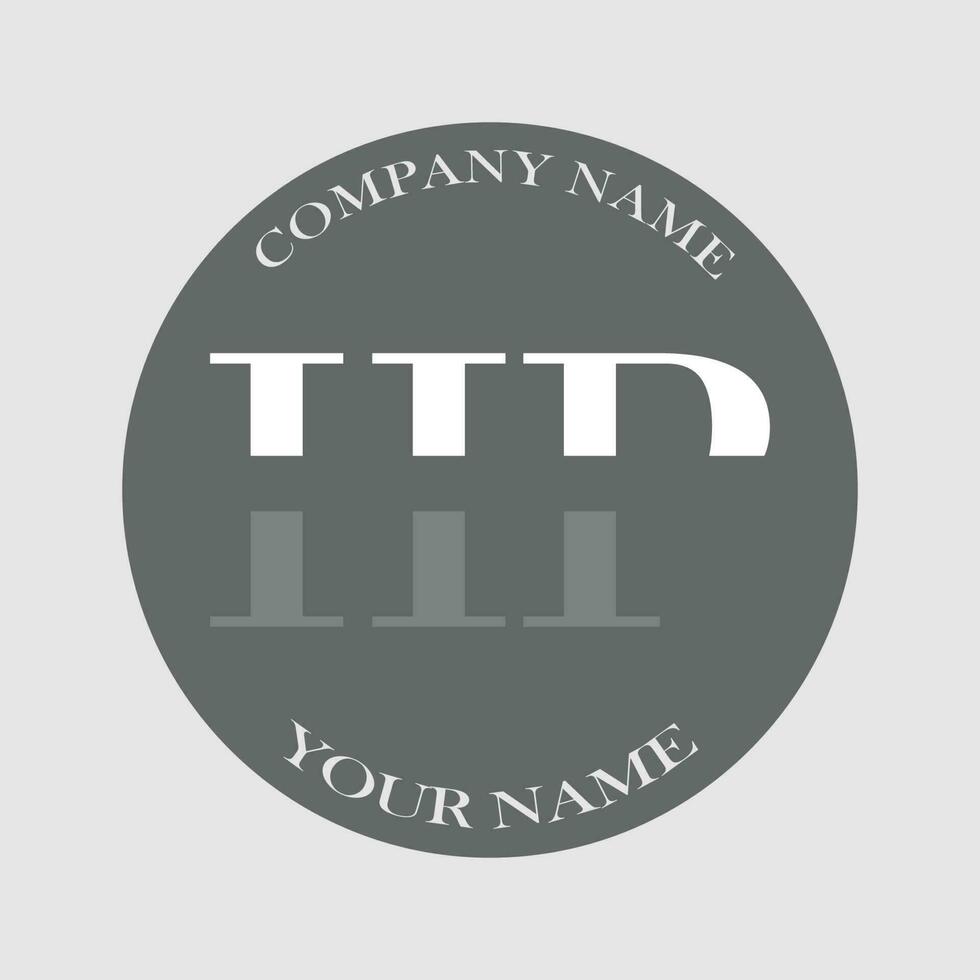 initial HP logo letter monogram luxury hand drawn vector