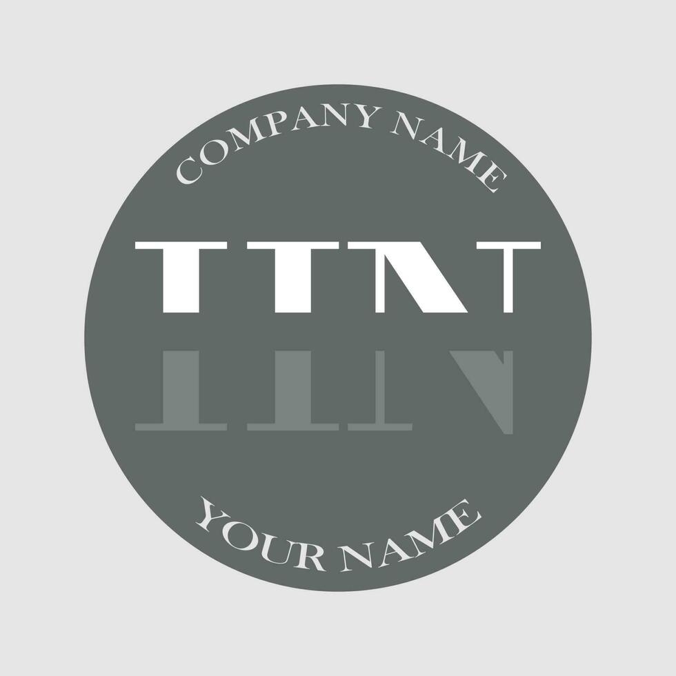 initial HN logo letter monogram luxury hand drawn vector