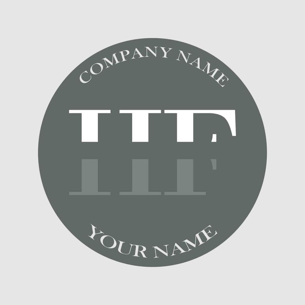 initial HF logo letter monogram luxury hand drawn vector