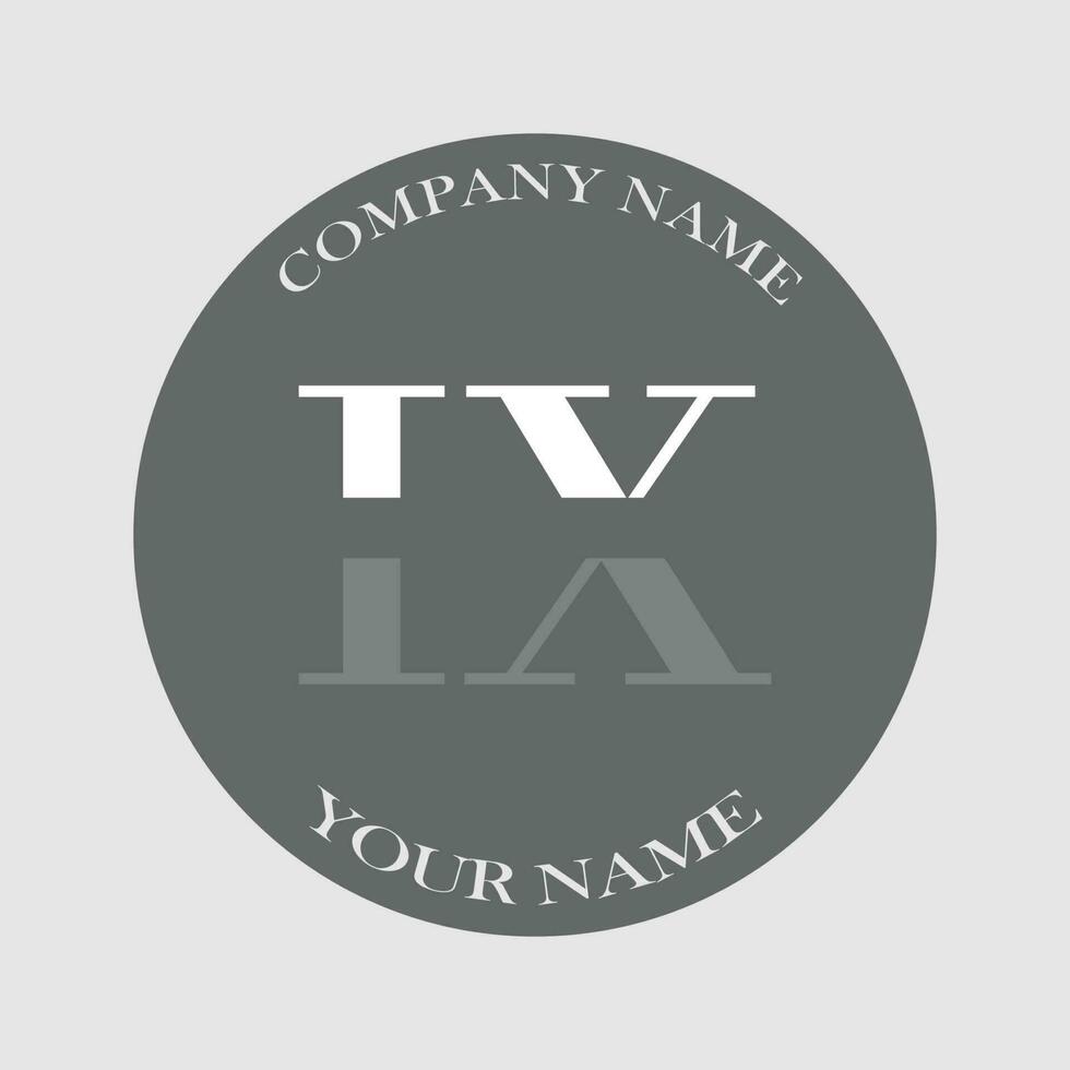 initial IX logo letter monogram luxury hand drawn vector