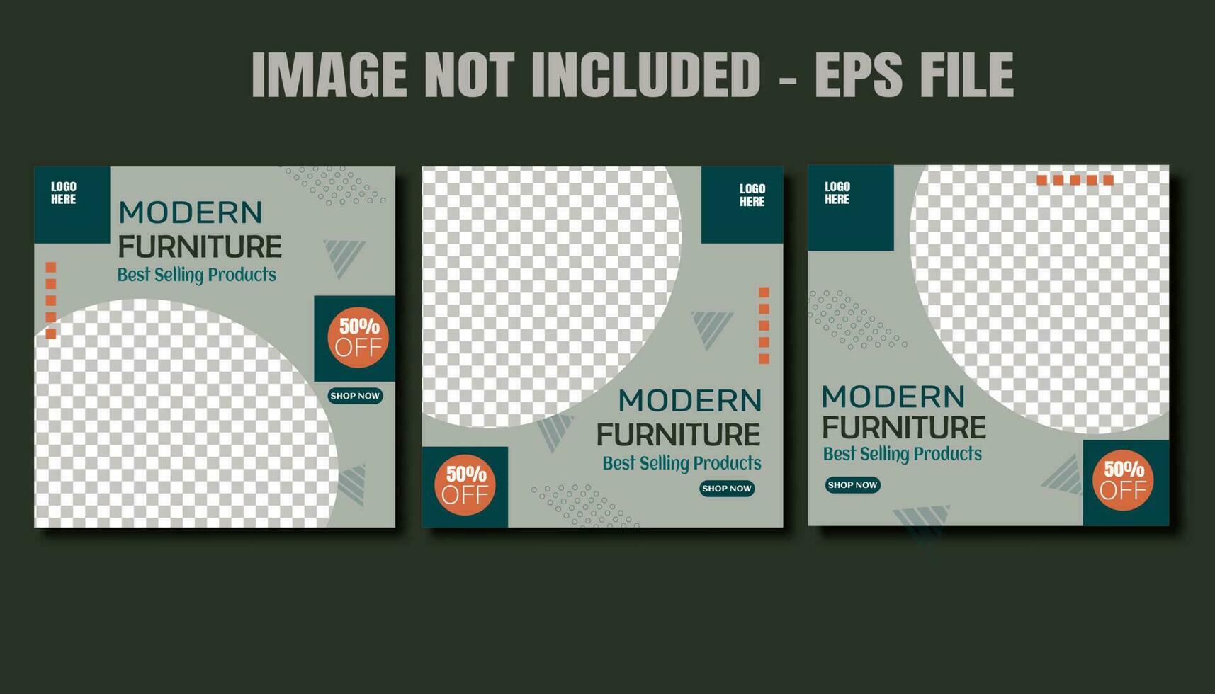Editable template flat travel social media post collection, travel promotion fyler posts vector