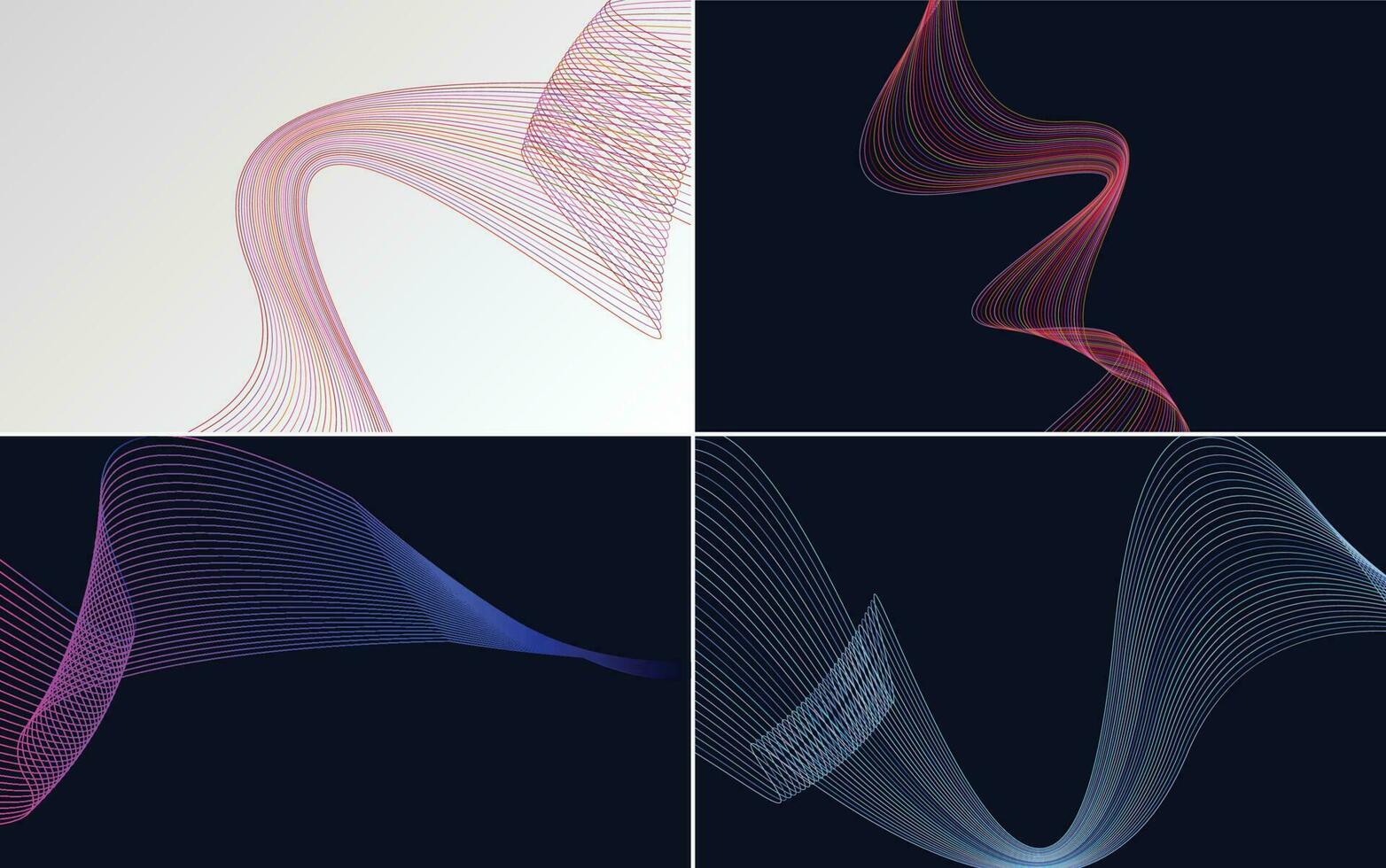 modern wave curve abstract presentation background Pack vector