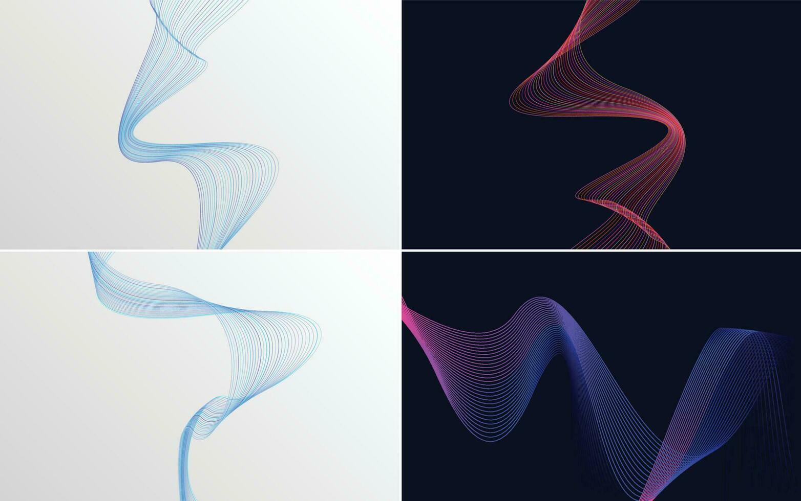 modern wave curve abstract presentation background Pack vector