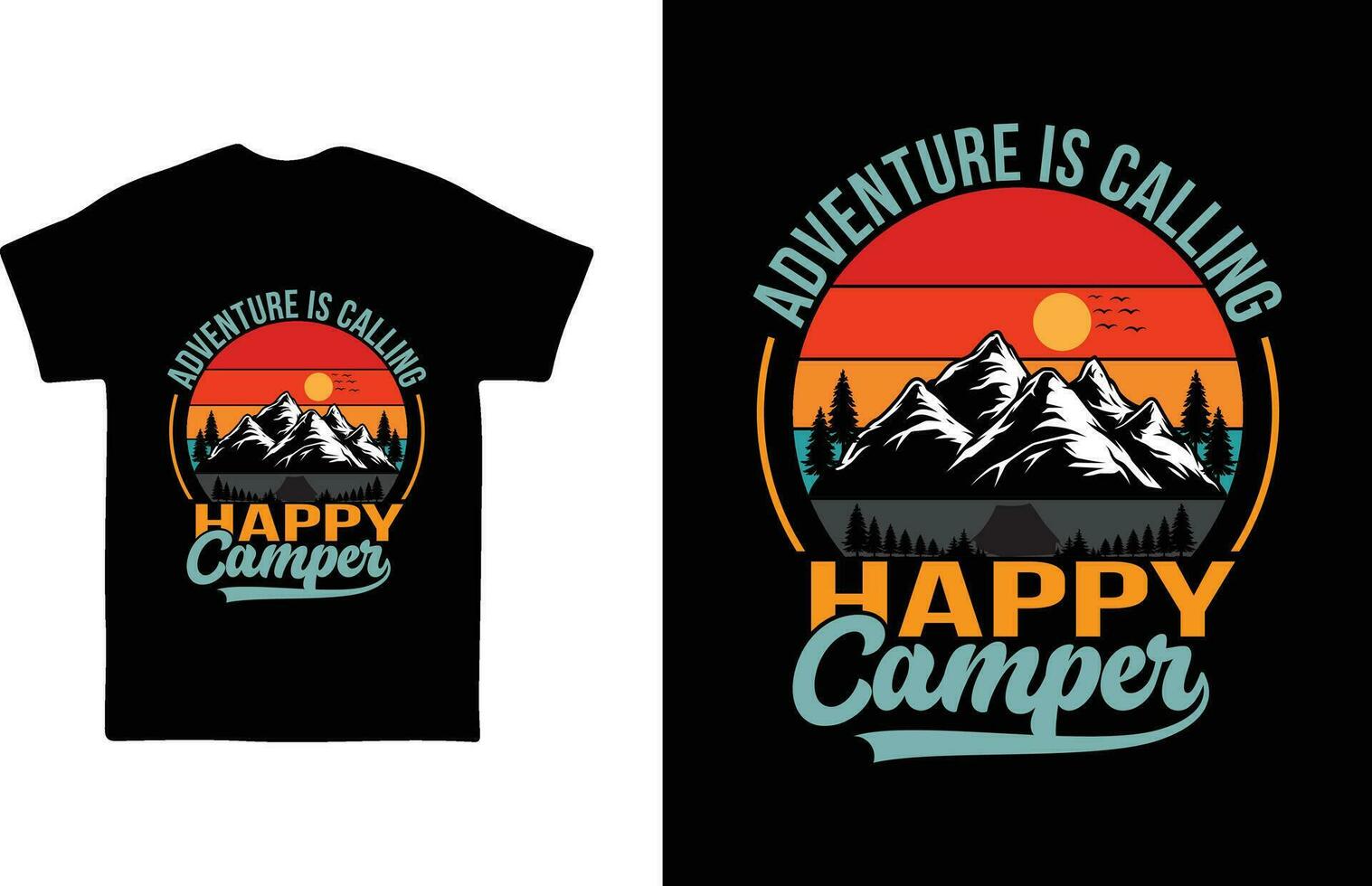 Adventure t-shirt design vector