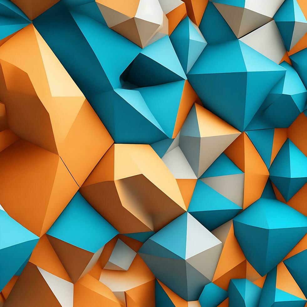 Free Photo simple abstract background of geometric shape 3d rendering