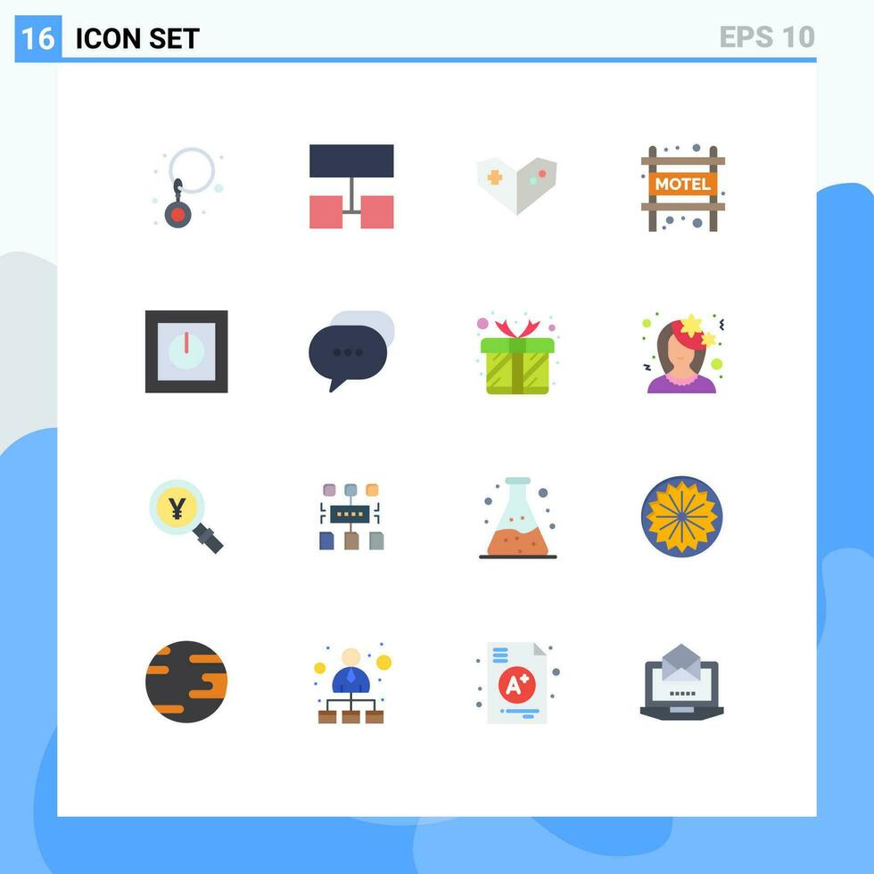 16 Creative Icons Modern Signs and Symbols of chat safe playstation products devices Editable Pack of Creative Vector Design Elements
