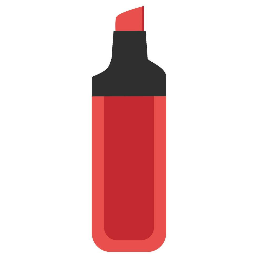 marker pen red vector