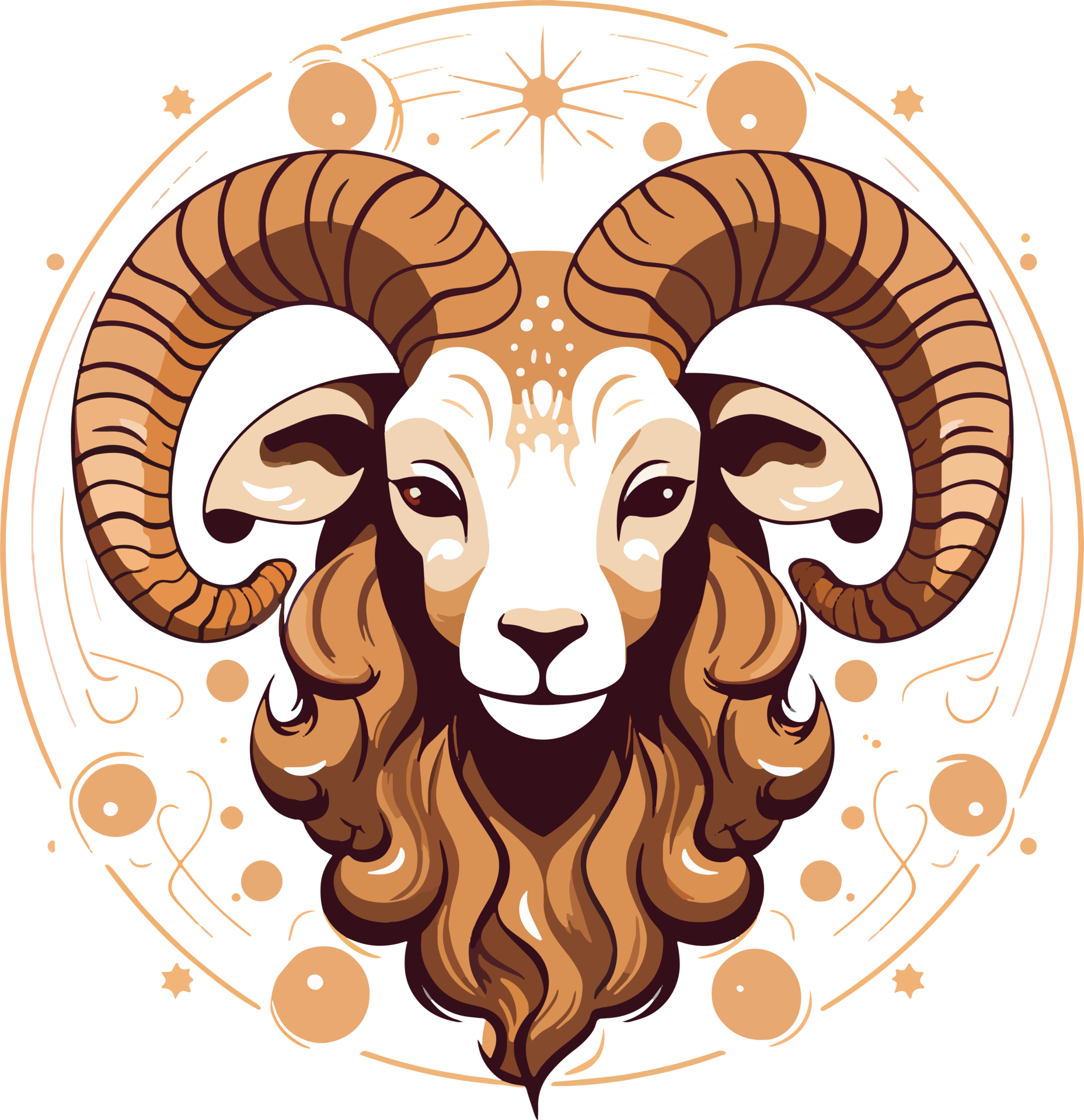 aries zodiac cartoon ai generate 25860223 PNG