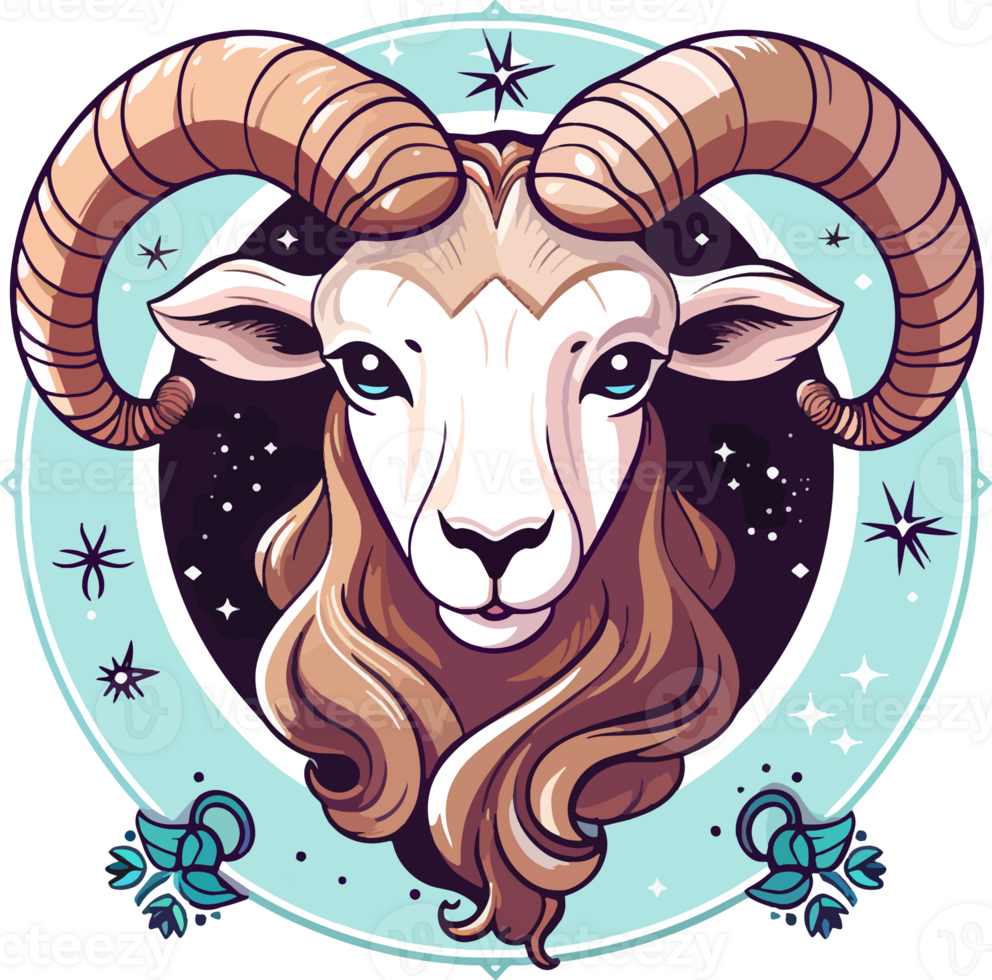 aries zodiac cartoon ai generate 25860228 PNG