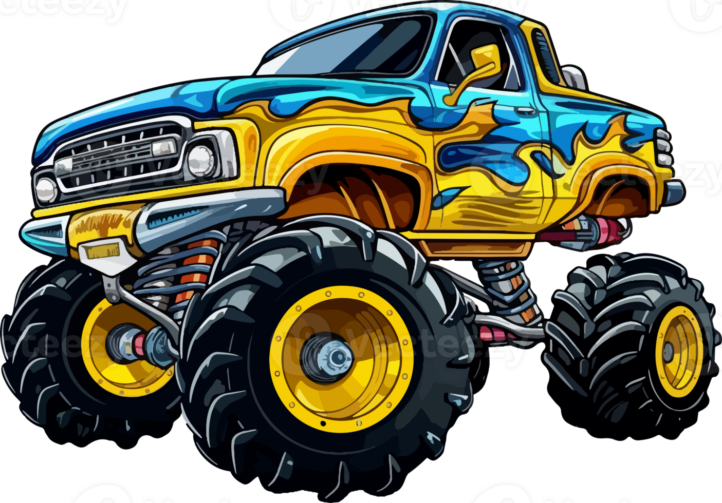 Monster Truck Cartoon Ai Generate 25860247 PNG Monster Truck Cartoon Ai Generate Png