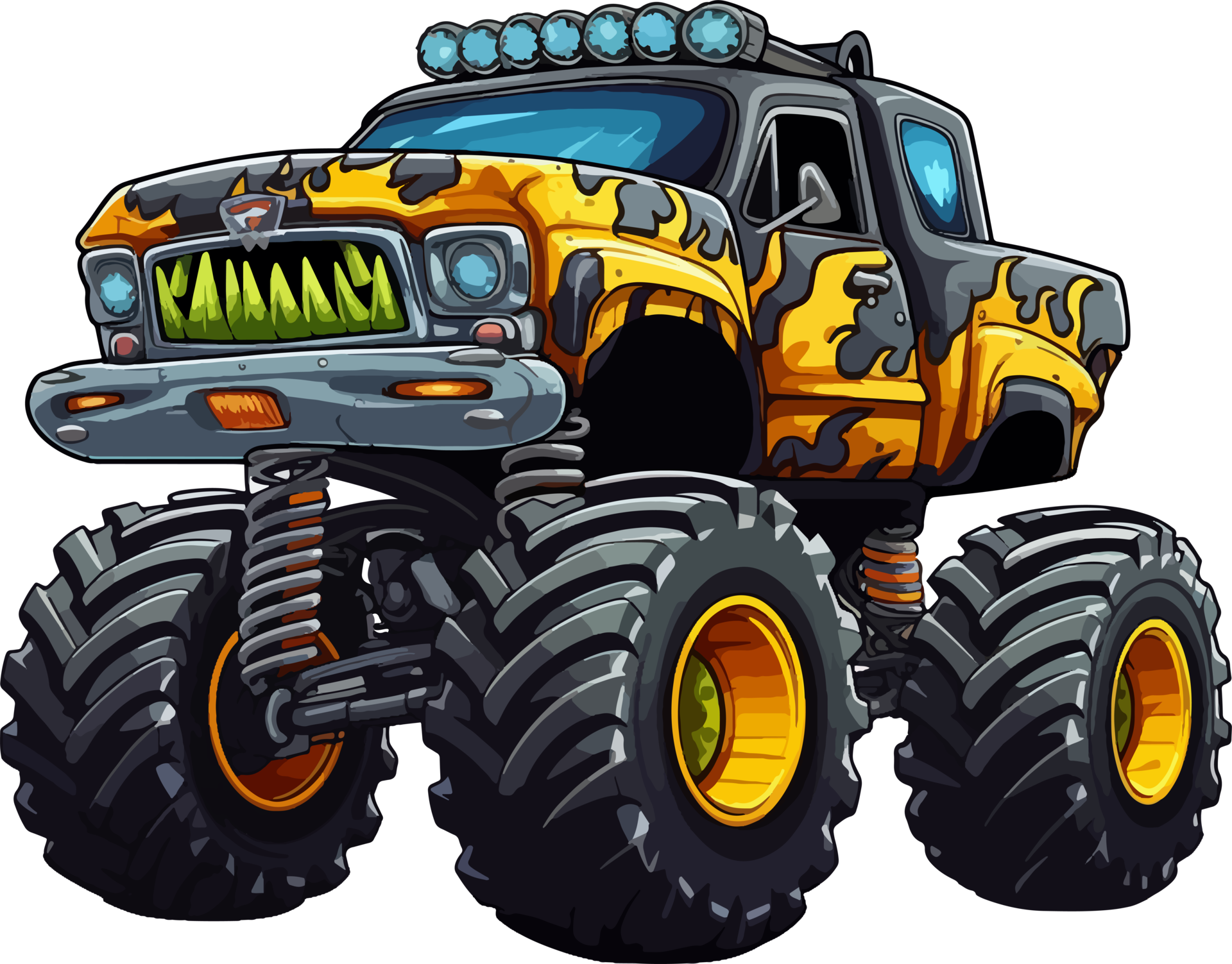 Monster Cartoon png download - 697*561 - Free Transparent Pickup Truck png  Download. - CleanPNG / KissPNG