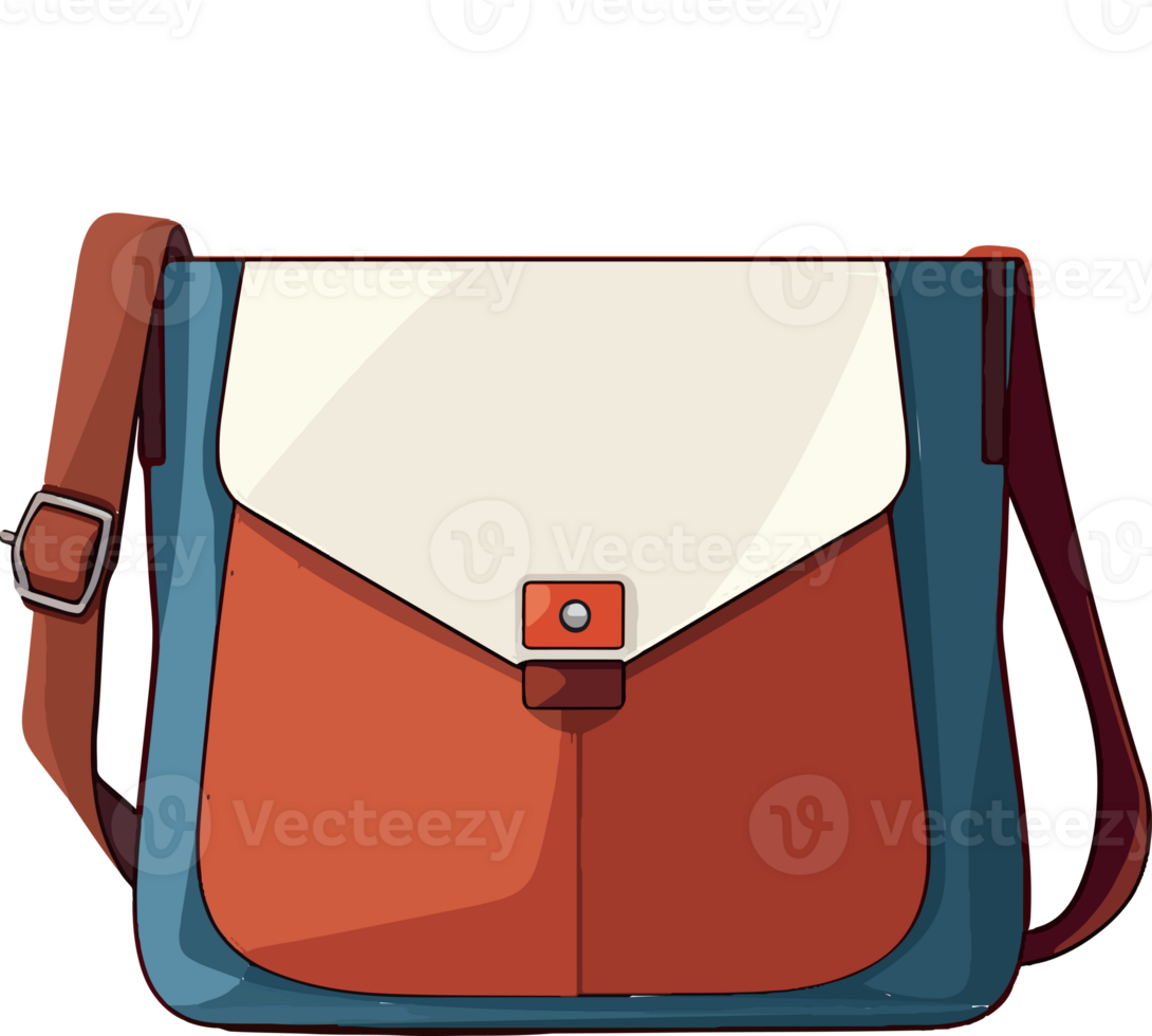 Backpack bag cartoon ai generate png