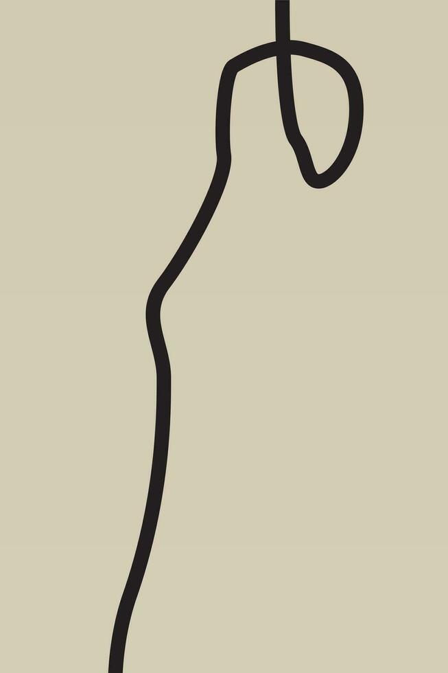 Abstract line art wall art decoration poster 25860740 Vector Art at