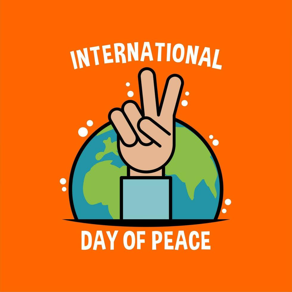 International Peace Day Background Illustration 25860800 Vector Art at