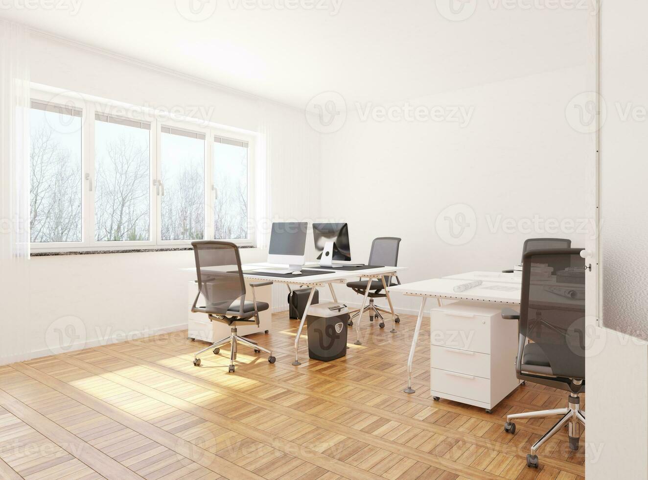 contemporary loft office photo