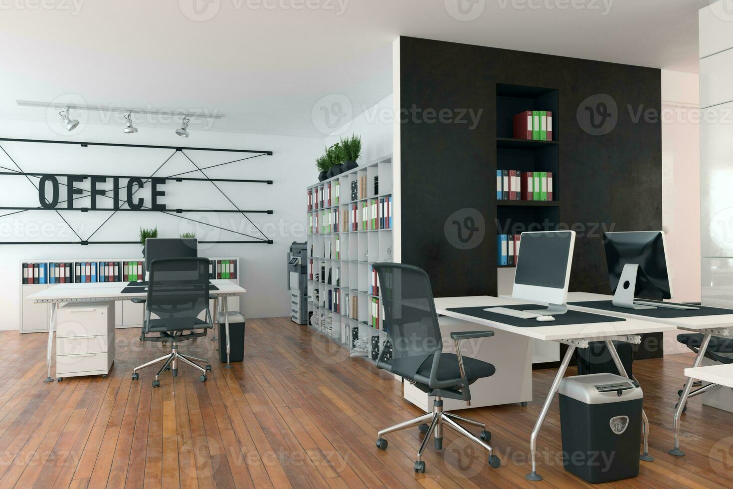 contemporary loft office photo