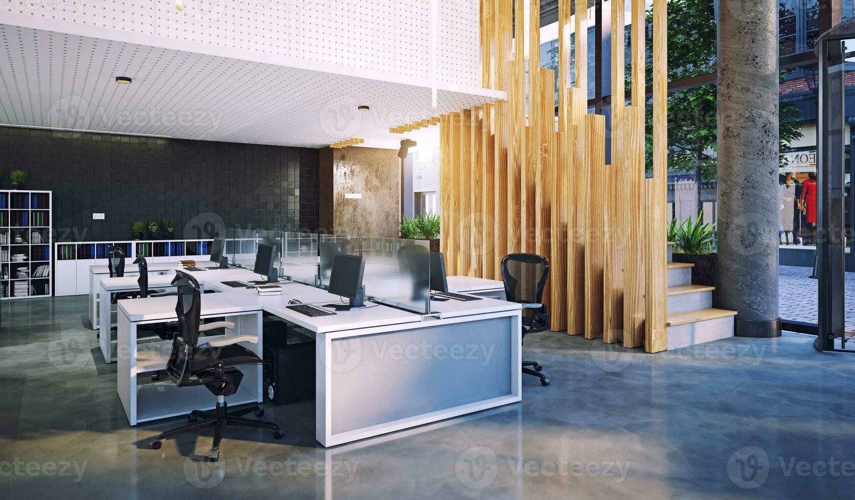 interior de la oficina moderna, foto