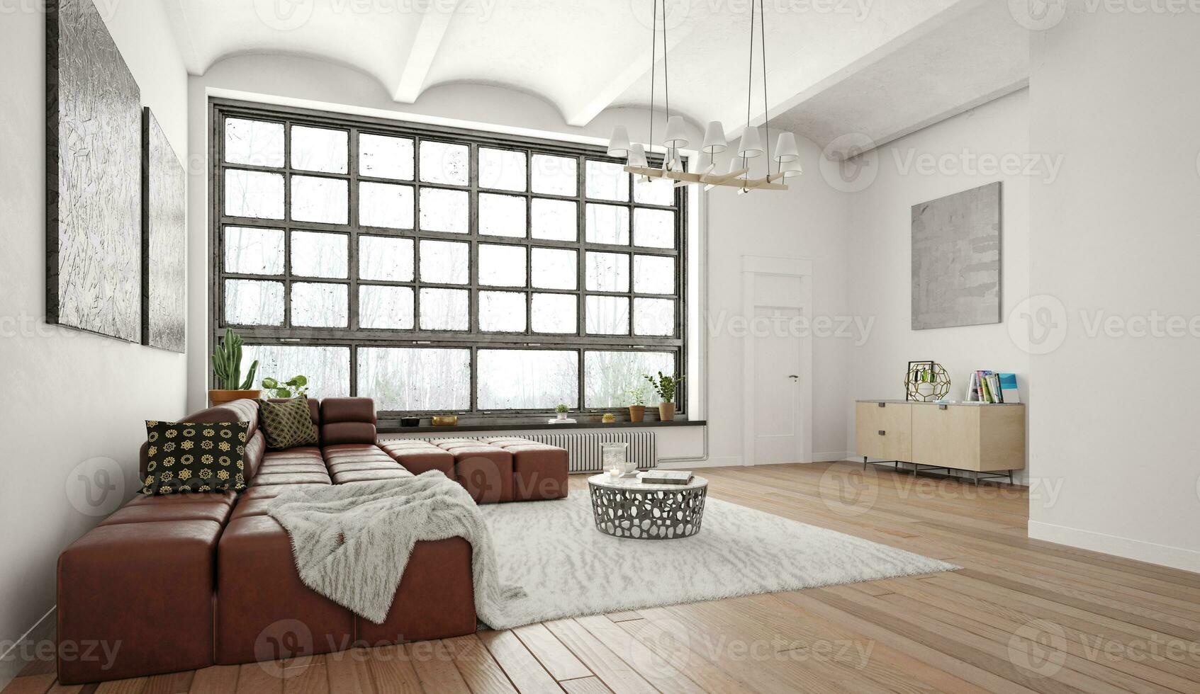 modern living room interior photo