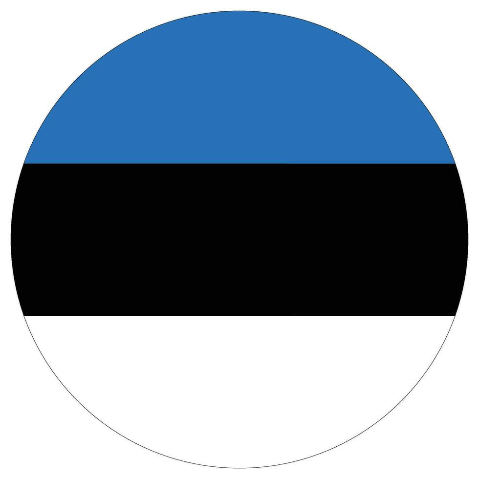 Flag of Estonia shape. Estonia flag design shape vector